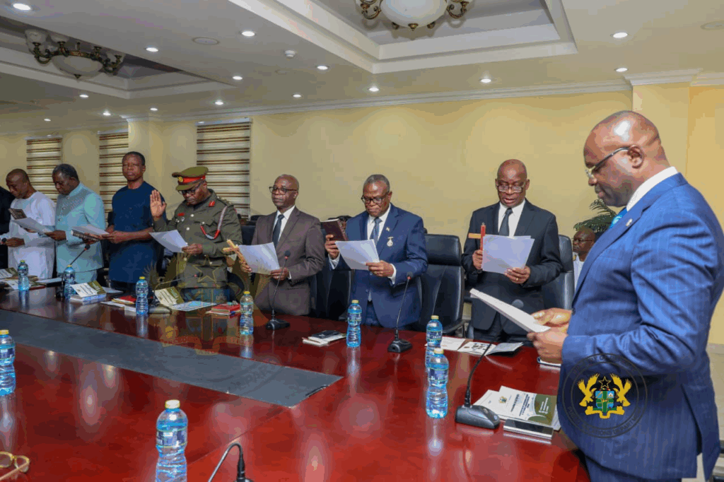 Defence Minister inaugurates governing board of Veterans Administration, Ghana