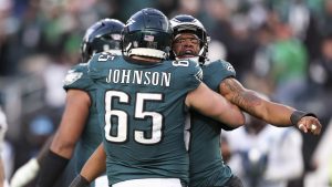 Nolan Smith credits Lane Johnson for his big leap in Year 2 with the Eagles