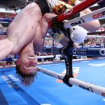 Oleksandr Usyk’s teammate falls over ropes twice in bizarre win on Daniel Dubois undercard  