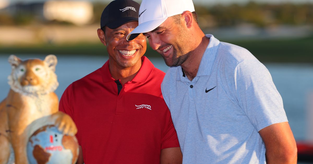 This Scottie Scheffler and Tiger Woods comparison statistic is INSANE