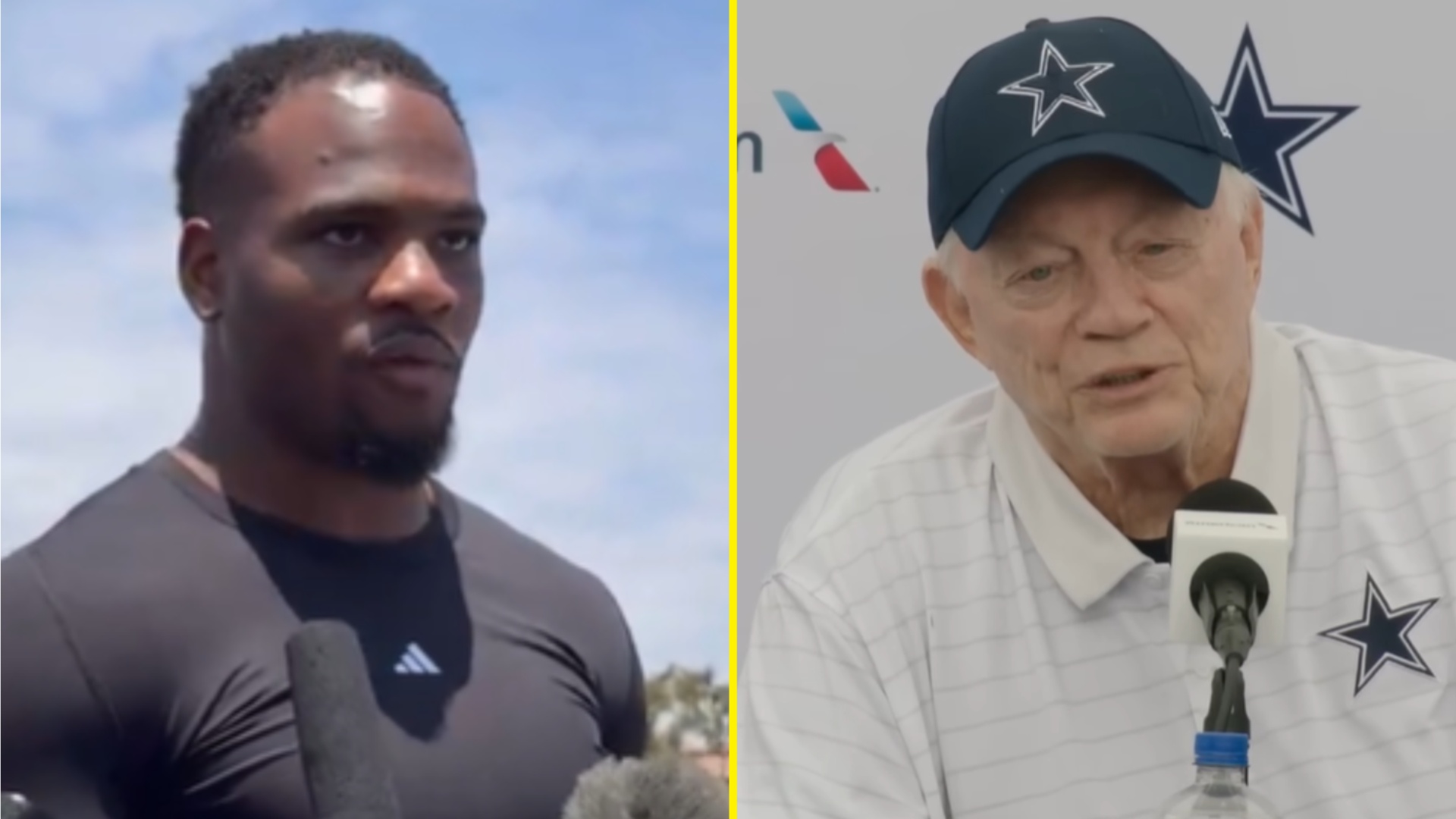 Jerry Jones awkwardly gets Micah Parsons’ name wrong as Cowboys star calls out $17bn Dallas owner