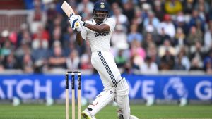 Sai Sudharsan fifty guides India after they lose Pant to injury