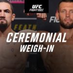 UFC Abu Dhabi Ceremonial Weigh-in Video