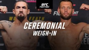 UFC Abu Dhabi Ceremonial Weigh-in Video