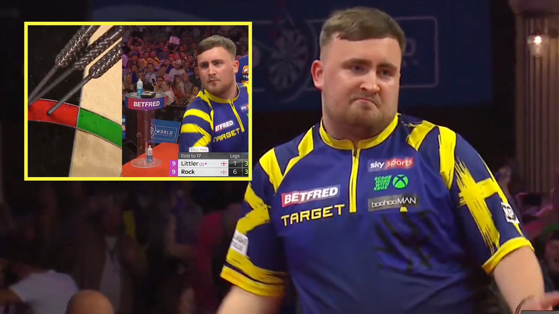 Luke Littler hits nine-darter in ‘second-best leg’ in darts history to inspire epic comeback