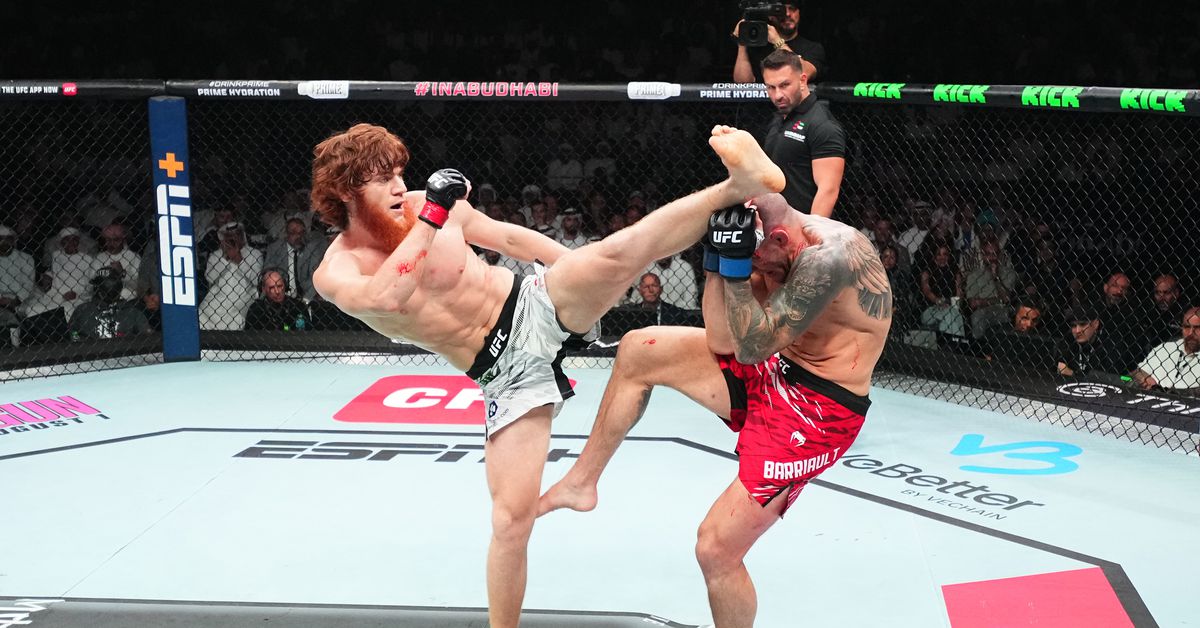 UFC Abu Dhabi bonuses: Shara Magomedov vs. Marc-Andre Barriault earns Fight of the Night