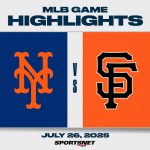 MLB Highlights: Mets 2, Giants 1