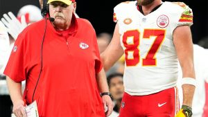 Travis Kelce’s Coach Andy Reid Reacts to His Body Transformation