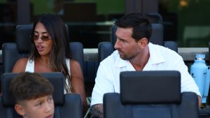 Lionel Messi and his wife appear on infamous Coldplay kiss cam that went viral