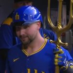 Raleigh powers moonshot over right field wall for 42nd home run of season