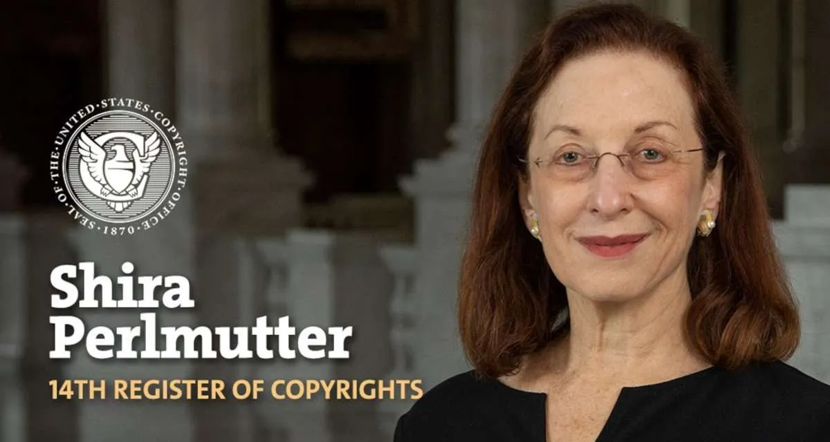 Federal Judge Denies Ex-Register Shira Perlmutter’s Preliminary Injunction Motion — Appeal Already Underway