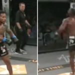 Video: Max Holloway point-down challenge goes horribly wrong for amateur fighter leading to brutal knockout