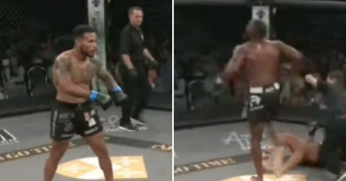 Video: Max Holloway point-down challenge goes horribly wrong for amateur fighter leading to brutal knockout