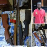 Suspect arrested with arms and ammunition in joint police-military operation in Nkwanta