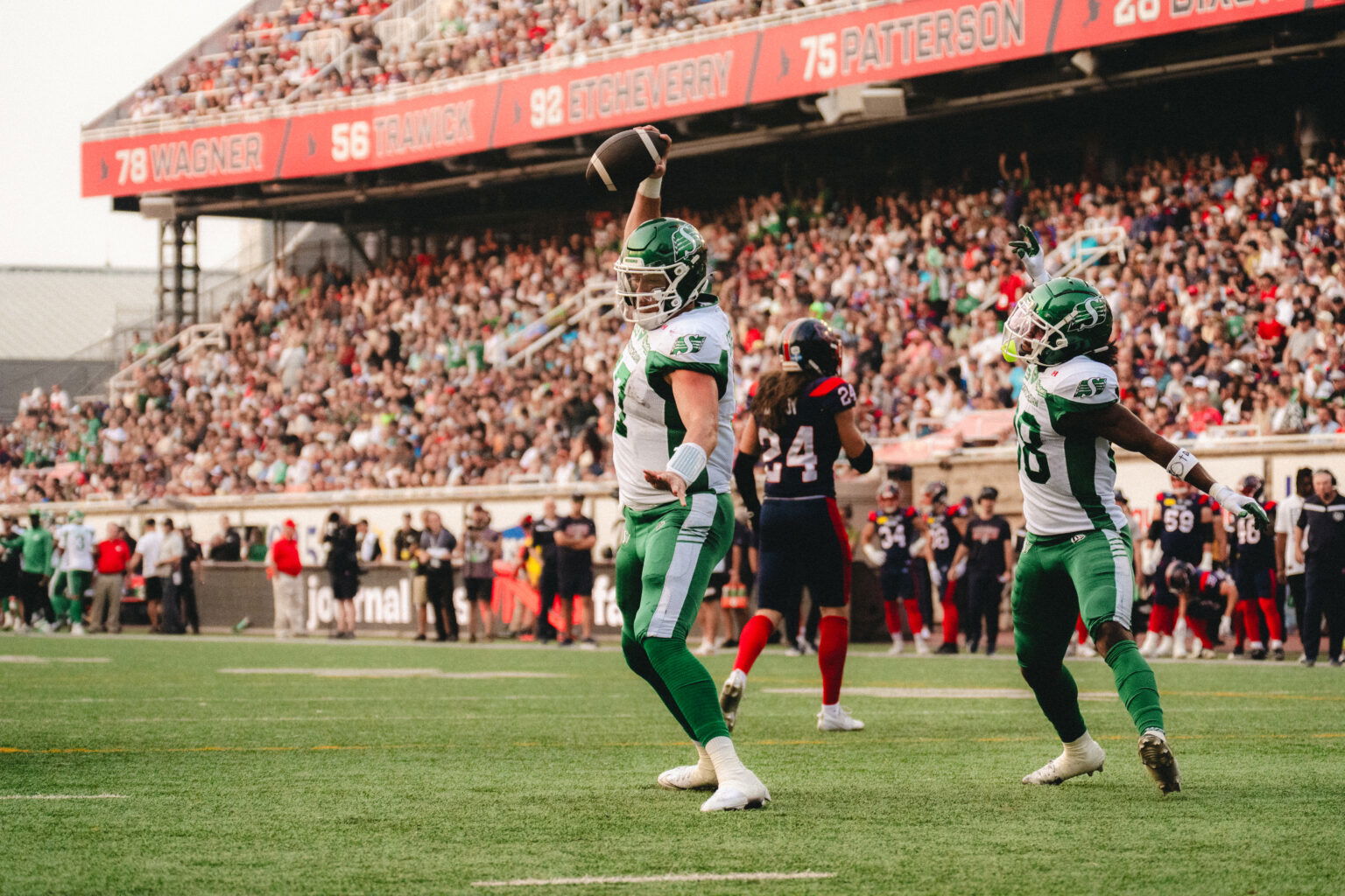 Saskatchewan Roughriders bring the thunder in lightning-delayed win over Alouettes (& six other thoughts)