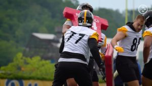 Broderick Jones Feels Like He’s ‘Quicker With My Hands And Feet’ This Year