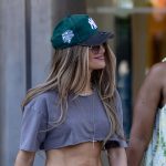 Jennifer Lopez Is Keeping Summer Alive in Palazzo Jeans and Her Tallest Platform Sneakers