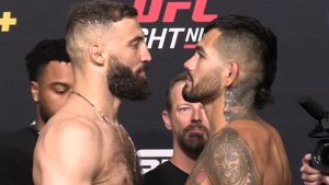 UFC Vegas 109: Dolidze vs. Hernandez Final Face-Offs