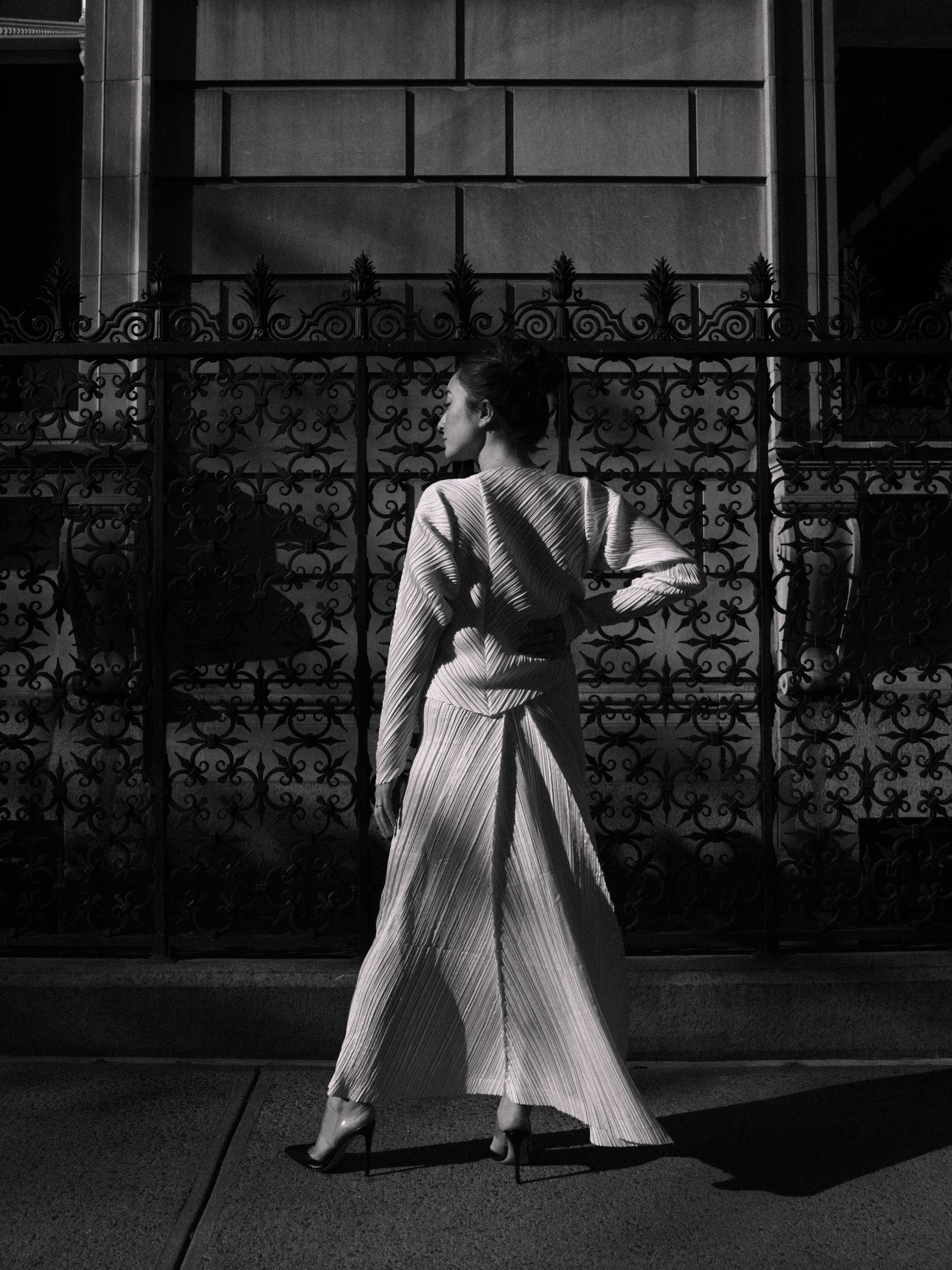 This Bride Wore Her Mom’s Custom Issey Miyake Wedding Look From the ’80s