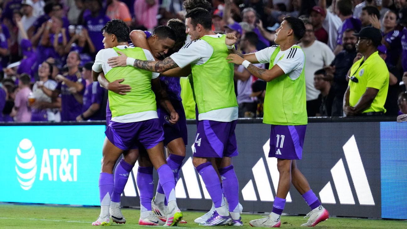 With Messi out, Orlando drops Miami to 6th in rout