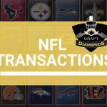 NFL Transactions for August 13, 2025 | Presented by Draft Diamonds LLC