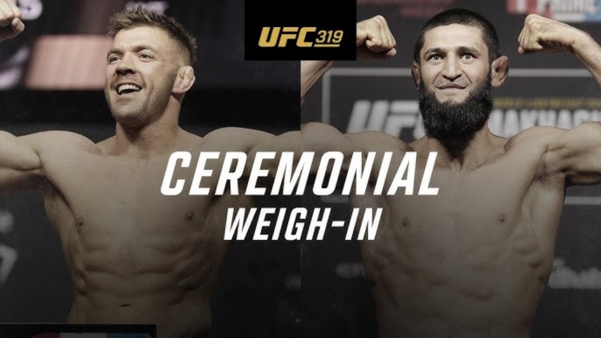 UFC 319: Du Plessis vs. Chimaev Ceremonial Weigh-In Video
