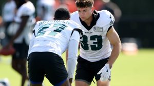 Eagles Training Camp Practice Notes: Cooper DeJean takes outside cornerback reps for first time this summer