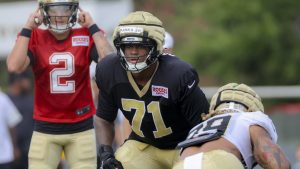 Kelvin Banks has quietly been the Saints’ best OL in the preseason