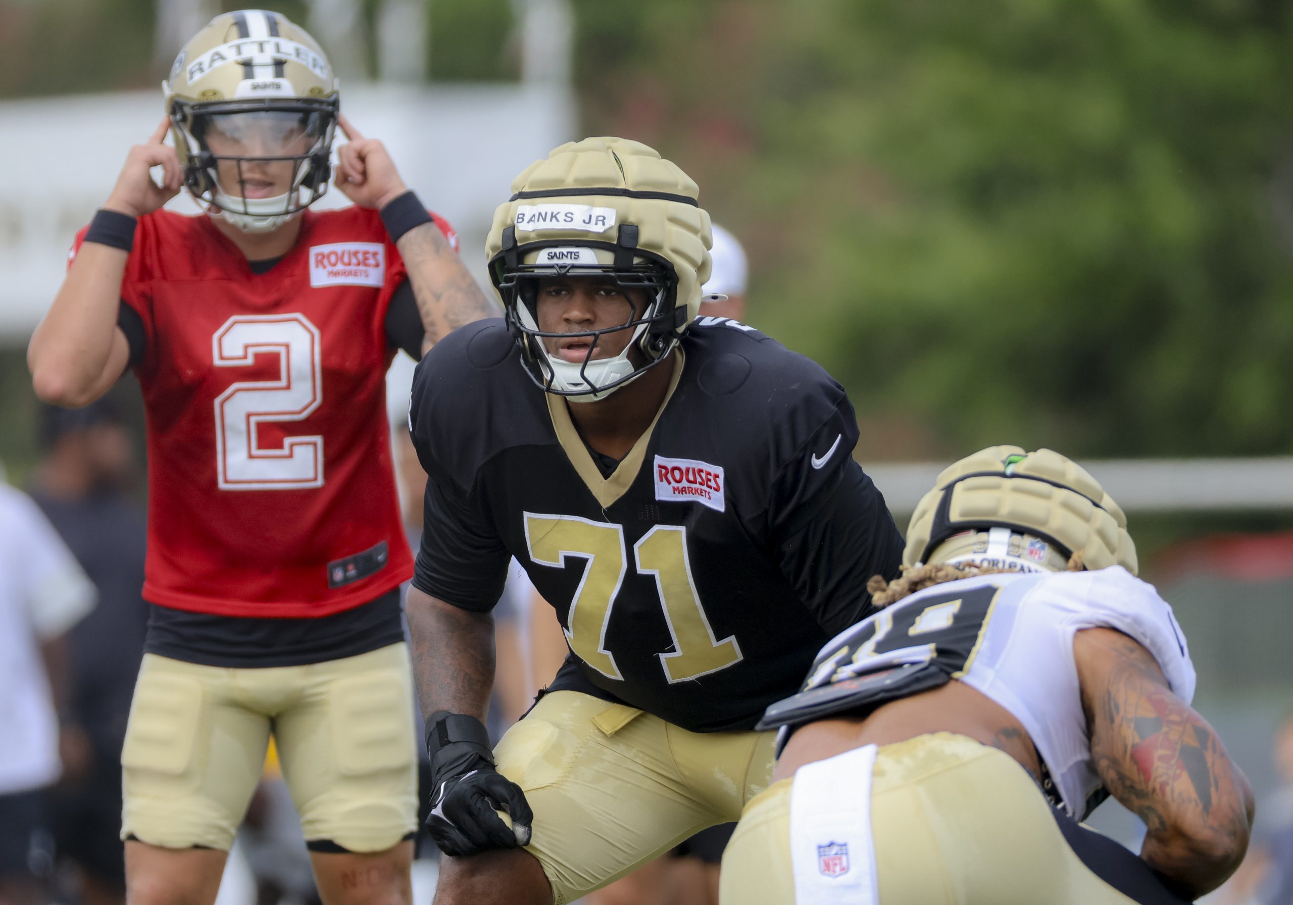 Kelvin Banks has quietly been the Saints’ best OL in the preseason