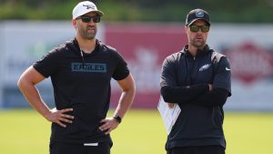 The Eagles are facing some challenges at the end of training camp