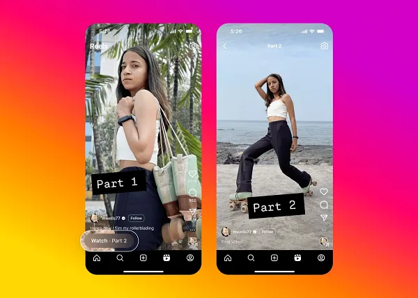 Instagram Adds Reels Linking for Multipart Content