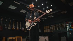 “It weaves together wild features into something that could’ve been a producer’s secret weapon in the early 1970s”: Acclaimed producer Adrian Younge’s new semi-fretless signature Fender is perhaps the craziest Jazz Bass the company’s ever releas