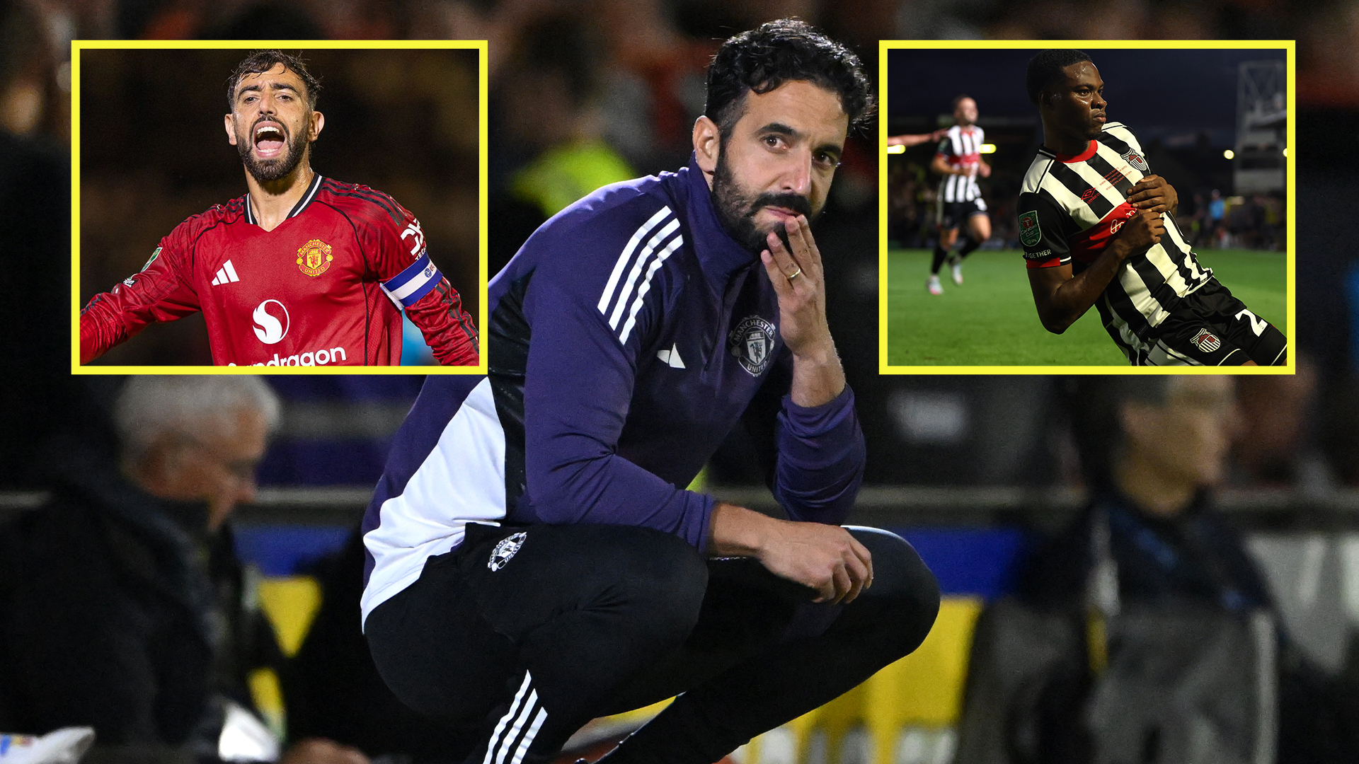 Ruben Amorim apologises to Man United fans as he gives cryptic verdict on players after Grimsby humiliation