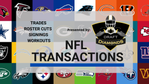 NFL Transactions for August 28, 2025 | Presented by Draft Diamonds LLC