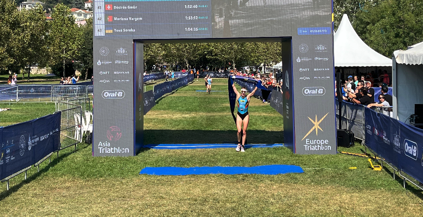 Jolien Vermeylen Strikes Gold at European Championships Standard Distance
