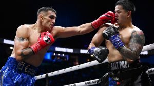 Tony Ferguson stops Salt Papi in incredible finish to claim first win in six years on boxing debut at Misfits 22 as crowd erupts