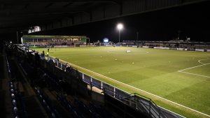 National League match abandoned as player taken to hospital as paramedics rush onto pitch after sickening collision