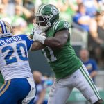 Saskatchewan Roughriders’ DL Malik Carney named CFL’s top performer for Week 13 by PFF