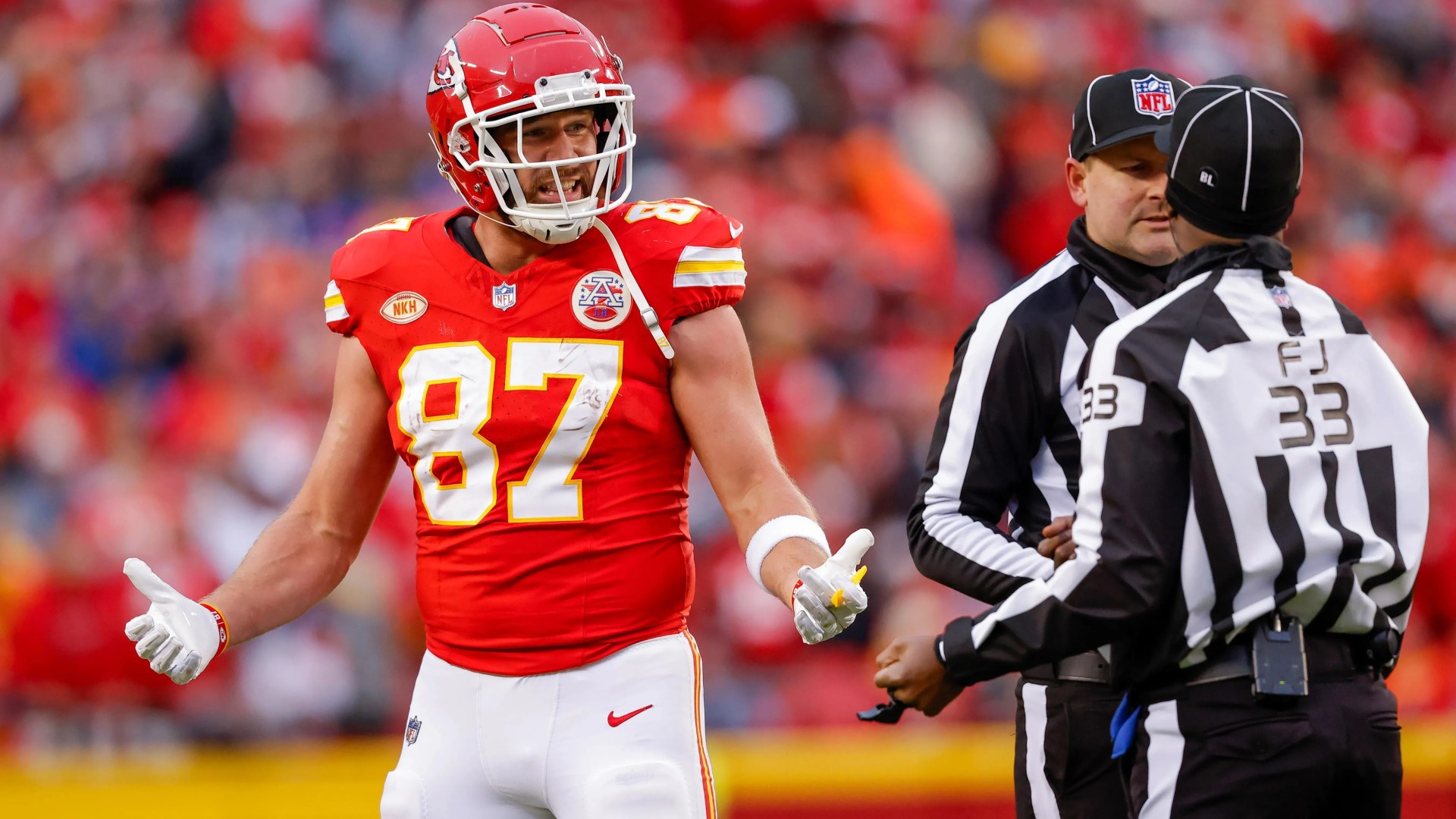 Travis Kelce admitted no call from refs before smashing NFL record as Chiefs beat Chargers in thriller