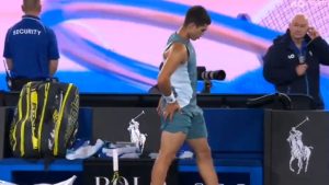 Carlos Alcaraz was accused of mocking Novak Djokovic with bizarre act in titanic showdown