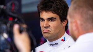 Lance Stroll stayed silent in the Italian GP’s most bizarre interview