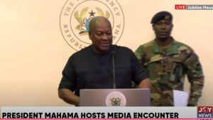 Livestream: Mahama’s media encounter underway