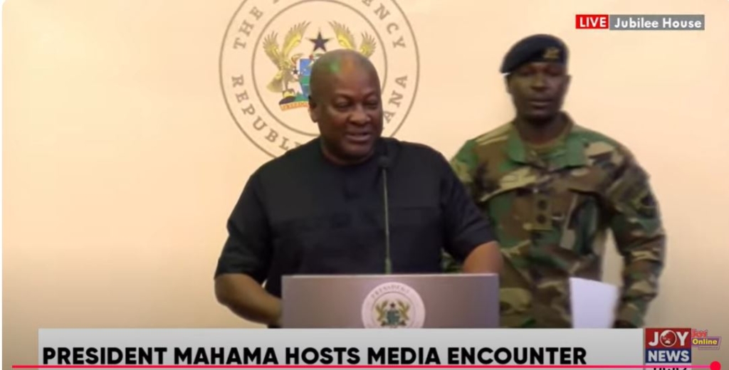 Livestream: Mahama’s media encounter underway