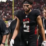 Falcons get concerning injury updates for WRs Drake London, Darnell Mooney