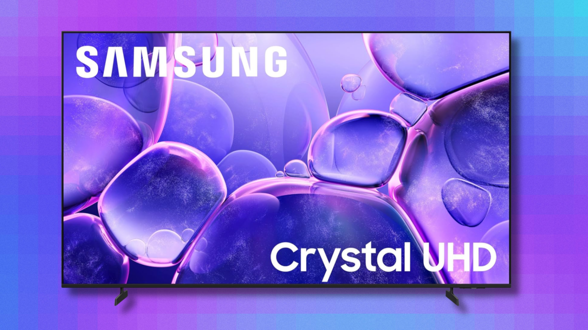 Enhance your living room with the 65-inch Samsung Crystal UHD U8000F 4K TV for its lowest price