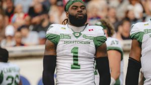 ‘This some bullsh*t’: Saskatchewan Roughriders’ DB C.J. Reavis fined for high hit on Bombers’ QB Zach Collaros