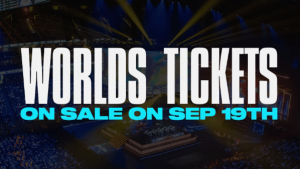 League of Legends announces Worlds 2025 ticket prices