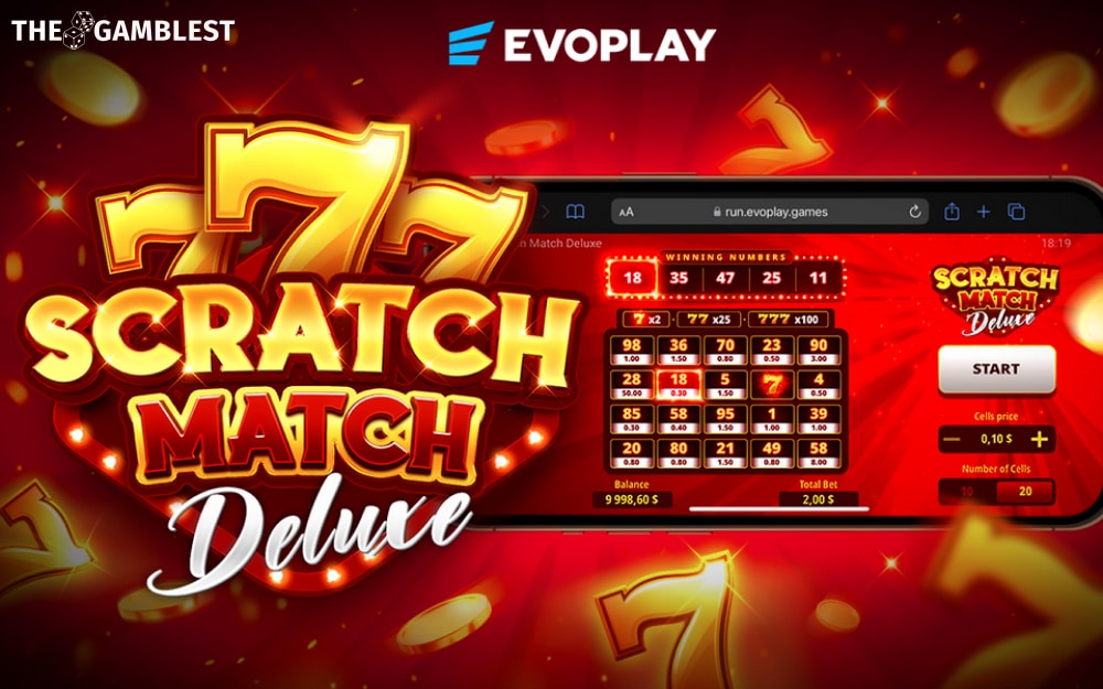 Evoplay unveils Scratch Match Deluxe with Exciting Lucky 777 bonus