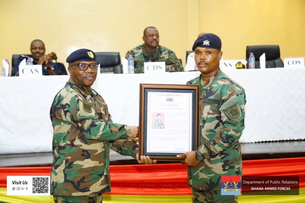GAF fulfills promise to soldier who rejected galamsey bribe, deploys him to UN peacekeeping mission after promotion