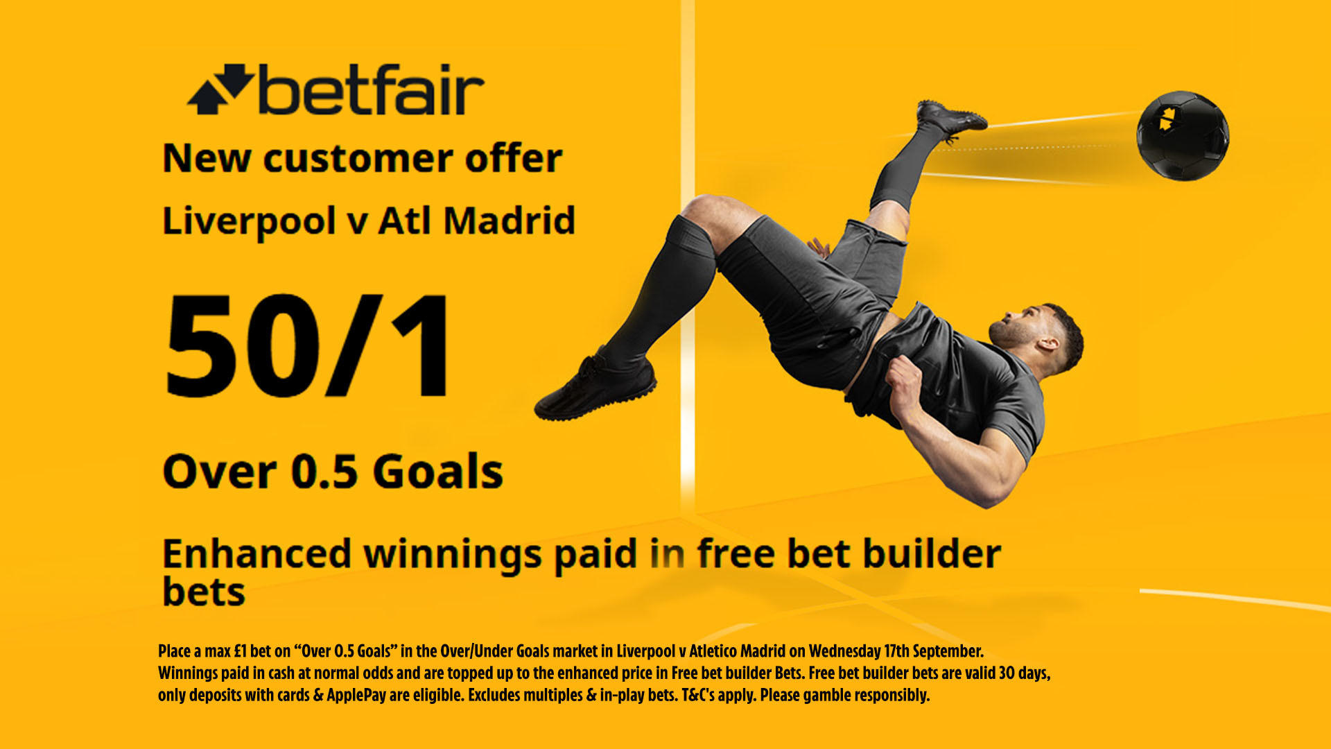 Liverpool v Atletico Madrid betting offer: Get 50/1 on a goal to be scored with Betfair